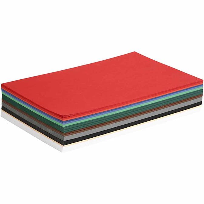 Julkartong Creativ Company Mixade Färger A4 210x297 mm 1 Förp