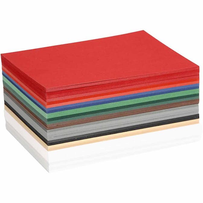 Julkartong Creativ Company Mixade Färger A6 105x148 mm 1 Förp