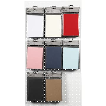 Kort Creativ Company KortStl Mixade Färger 8x10 Förp/1 Förp