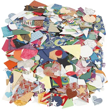 Handgjort Creativ Company Papper Stl 25-130 mm 500 g/1 Förp