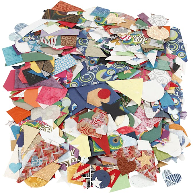 Handgjort Creativ Company Papper Stl 25-130 mm 500 g/1 Förp