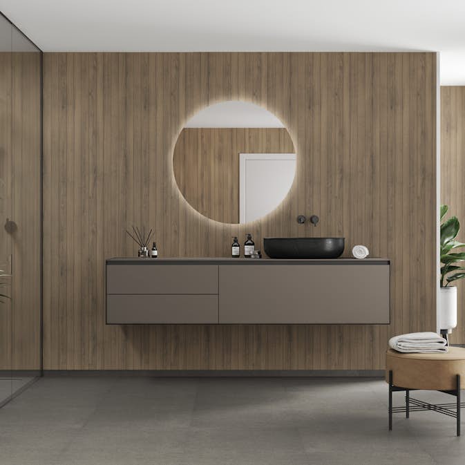 Våtrumsskiva Fibo 2164-M0500 Pure Oak 10x620x2400 mm