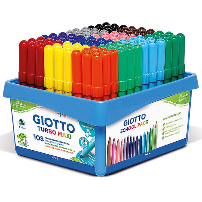 Tuschpennor Giotto Turbo Maxi 108 Pennor