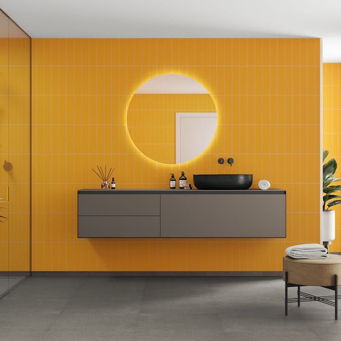 Våtrumsskiva Fibo 2167-M0830 EM Deep Yellow 10x620x2400 mm
