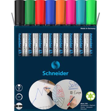 Whiteboardpennor ABA Skol Schneider Maxx 290 2-3 mm 8 st