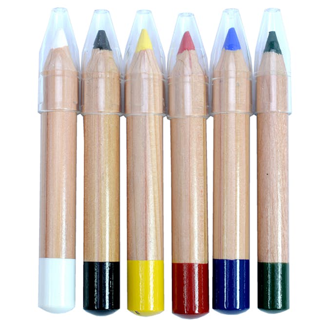 Sminkkrita ABA Skol 6 Färger