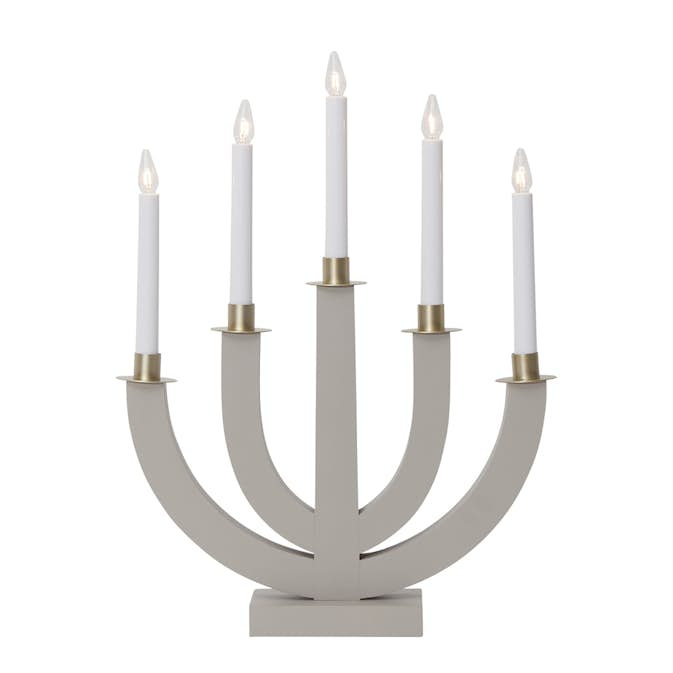 Ljusstake Star Trading Eli 5-armad Adventsljusstake