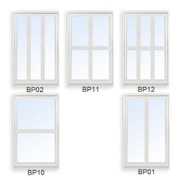 Bågpost Svenska Fönster Fast Genomgående Alufönster