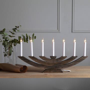 Adventsljusstake Star Trading Navida 7 Ljus