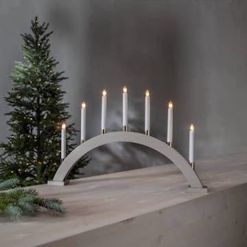 Adventsljusstake Star Trading Gillian Båge 7L