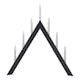 Adventsljusstake Star Trading Arrow 64 cm 7L