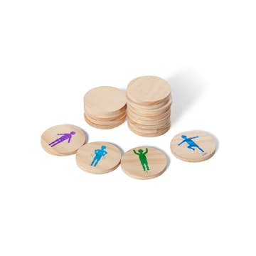 Spel ABA Skol Moves Minne och rörelse