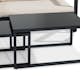Loungegrupp deNoord Aspvik Soffgrupp Svart med Beige dynor