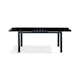 Trädgårdsbord Comfort Garden Tunis, Svart Förlängningsbart Utebord 90x160-220 cm i Aluminium/Aintwood