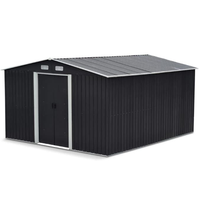 Redskapsbod Metalcraft 12,5 m² Förråd med Bas Svart