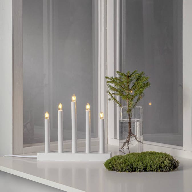 Adventsljusstake Star Trading Inez 5 Ljus FCS