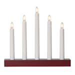 Ljusstake Star Trading Inez 5-armad Adventsljusstake