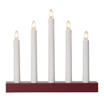 Ljusstake Star Trading Inez 5-armad Adventsljusstake