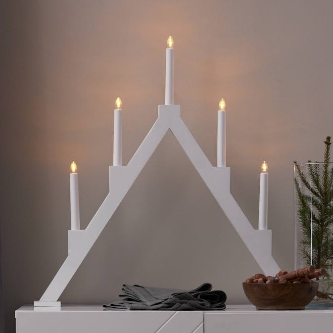 Adventsljusstake Star Trading Torpa 5 Ljus