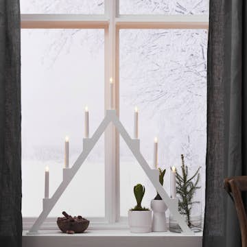 Adventsljusstake Star Trading Torpa 7 Ljus