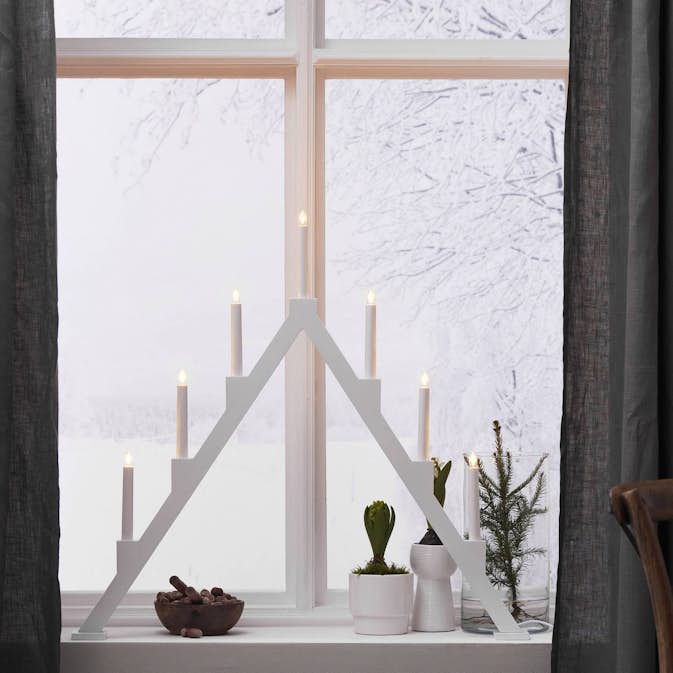 Adventsljusstake Star Trading Torpa 7 Ljus