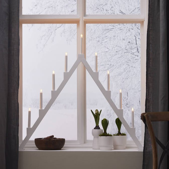 Adventsljusstake Star Trading Torpa 9 Ljus