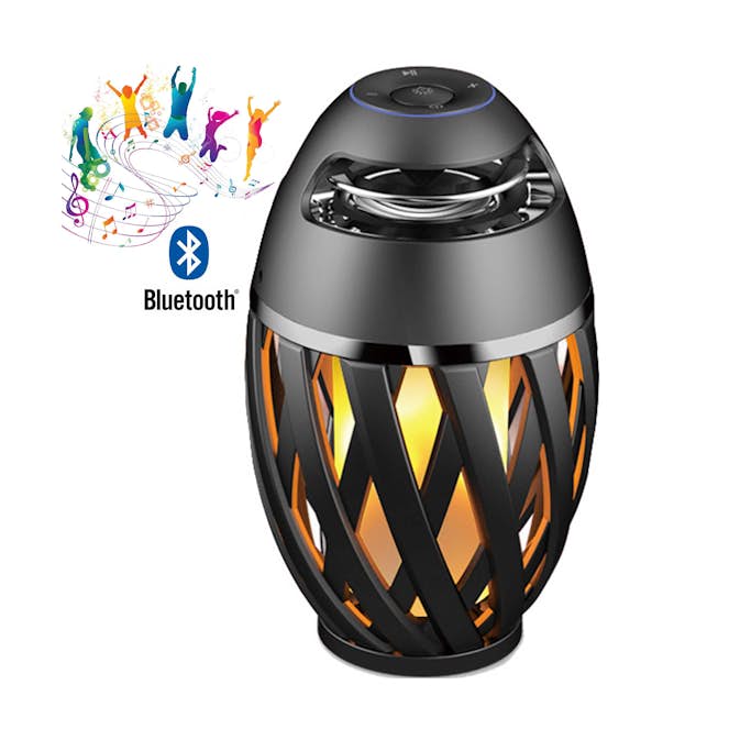 Flamlampa Homeline Apollo med BT-högtalare