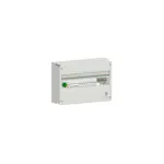 Normcentral Schneider Electric Förmonterad 1 kapsling, 3P huvudbrytare, 4P JFB, 7x1P MCB 10 och 16A, faskena 12 moduler