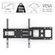 Väggfäste Hama Full Motion VESA upp till 400x400 65 tum Sväng/Tilt/Utdrag