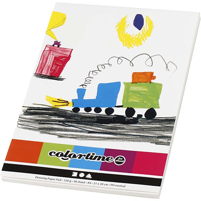 Ritblock Creativ Company A4 210x297 mm 120 g Vit 50 Ark/ 1 St