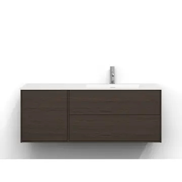 Tvättställsskåp Svedbergs Epos 120x45 med 2+1 Lådor