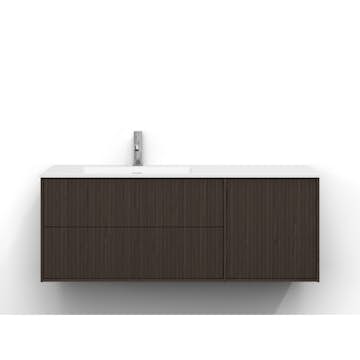 Tvättställsskåp Svedbergs Epos 120x45 med 2+1 Lådor