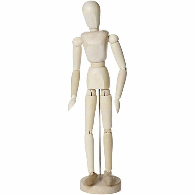 Modelldocka Creativ Company Kvinna 30 cm 1 St