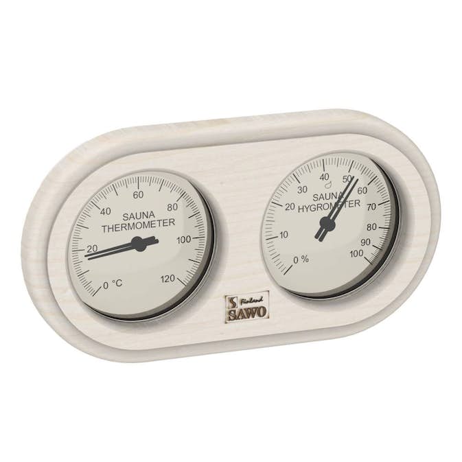 Bastu Thermo-Hygrometer SAWO Rundad