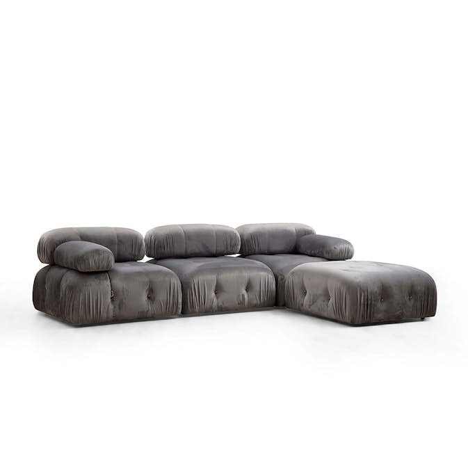 Soffa In Living Bengul 3-sits med Divan/Fotpall