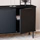 Sideboard Bark Kopparbo Ribbad med Förvaring 160cm