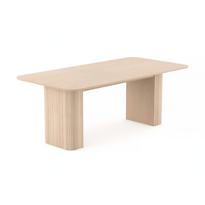 Matbord Bark Kopparbo Rektangulärt 200-260 cm Förlängningsbart