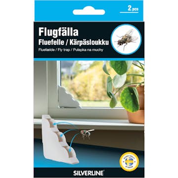 Flugfälla Silverline Fönster Diskret 2-pack