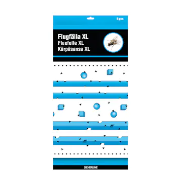Flugfälla Silverline XL Klisterark 8-Pack