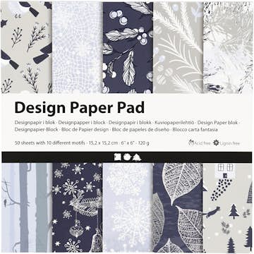 Designpapper Creativ Company 50 Ark/1 Förp