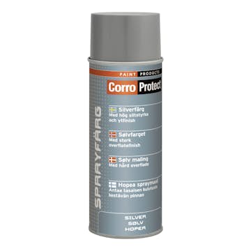 Täckfärg CorroProtect FärgSpray Silver