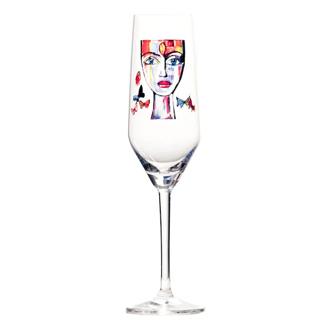 Champagneglas Carolina Gynning Butterfly Messenger