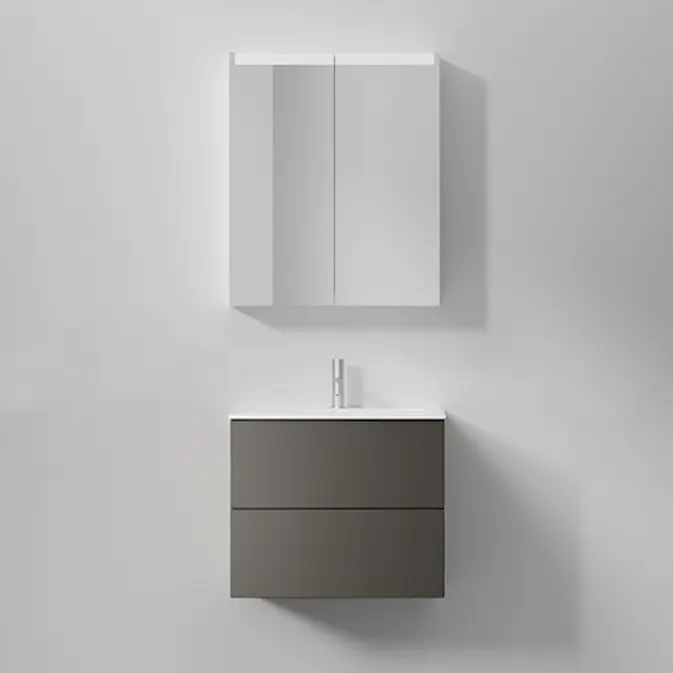 Möbelpaket INR Core Solid med Spegelskåp Stage