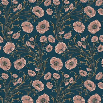 Tapet Boråstapeter Poppy Flow 2272