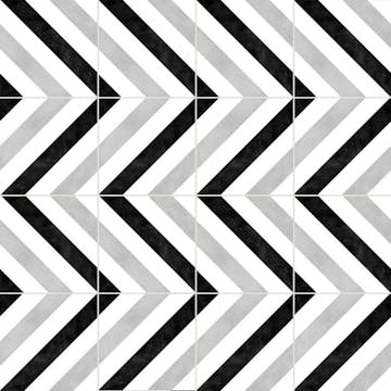 Klinker Lhådös Hope Stripes 15x15 cm Matt