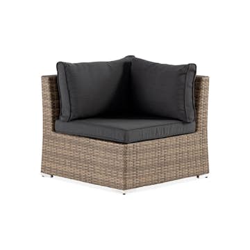 Hörnmodul Comfort Garden Wisconsin Premium Utomhus i Konstrotting