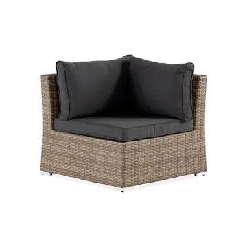 Hörnmodul Comfort Garden Wisconsin Premium Utomhus i Konstrotting