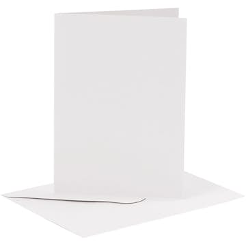 Kort Creativ Company och Kuvert KortStl 10,5x15 cm KuvertStl 11,5x16,5 cm 6 st 1 Förp