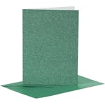 Kort Creativ Company och Kuvert Glitter KortStl 10,5x15 cm KuvertStl 11,5x16,5 cm 4 set/1 Förp
