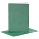 Kort Creativ Company och Kuvert Glitter KortStl 10,5x15 cm KuvertStl 11,5x16,5 cm 4 set/1 Förp